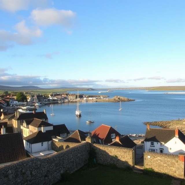 The Claddagh and Galway Bay